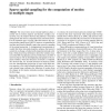 Sparse Spatial Sampling for the Computation of Motion in Multiple Stages