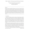 Static analysis of topology-dependent broadcast networks
