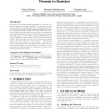 Statistical analysis of the social network and discussion threads in slashdot