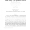 Storage Capacity of the Exponential Correlation Associative Memory