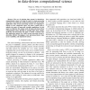 Stream processing in data-driven computational science