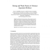 Strong and weak forms of abstract argument defense