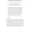 Synergy Landscapes: A Multilayer Network for Collaboration in Biological Research