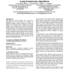 Technical market indicators optimization using evolutionary algorithms