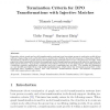 Termination Criteria for DPO Transformations with Injective Matches