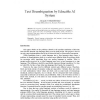Text Disambiguation by Educable AI System