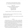 The Action of the Symmetric Group on a Generalized Partition Semilattice