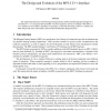 The Design and Evolution of the MPI-2 C++ Interface