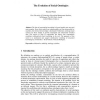 The Evolution of Social Ontologies