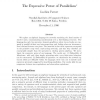 The Expressive Power of Simple Parallelism