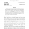 The Language of Search