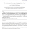 The minimum spanning strong subdigraph problem is fixed parameter tractable