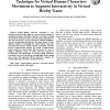 The Potential of Human Haptic Emotion as Technique for Virtual Human Characters Movement to Augment Interactivity in Virtual Rea