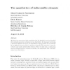 The Quasi-lattice of Indiscernible Elements