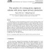 The security of a strong proxy signature scheme with proxy signer privacy protection