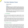 The Stock Statistics Parser
