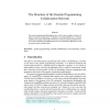 The structure of the genetic programming collaboration network