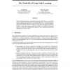 The Tradeoffs of Large Scale Learning