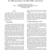 The VHDL based design of the MIDA MPEG1 audio decoder