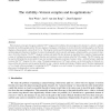 The Visibility-Voronoi Complex and Its Applications