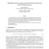 Threshold selection in jump-discriminant filter for discretely observed jump processes