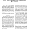 Throughput-Optimal Scheduling in Multichannel Access Point Networks Under Infrequent Channel Measurements