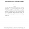 Time Dependent Multi Scheduling of Multicast