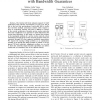 Topology design for service overlay networks with bandwidth guarantees