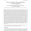 Total cost of high volume multi-detector CT data management