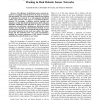 Towards optimally efficient field estimation with threshold-based pruning in real robotic sensor networks
