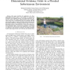 Towards Particle Filter SLAM with Three Dimensional Evidence Grids in a Flooded Subterranean Environment