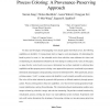 Tracing Worm Break-In and Contaminations via Process Coloring: A Provenance-Preserving Approach
