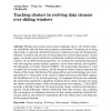 Tracking clusters in evolving data streams over sliding windows