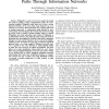 Traffic in Social Media I: Paths Through Information Networks