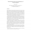 Transformation-Based Operationalization of Graph Languages