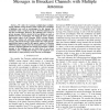 Transmission of common, public and confidential messages in broadcast channels with multiple antennas