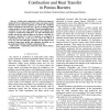 Two-dimensional Numerical Simulation of Combustion and Heat Transfer in Porous Burners