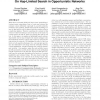 Two Hops or More: On Hop-Limited Search in Opportunistic Networks