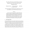Two-Step Parameter-Free Elastic Image Registration with Prescribed Point Displacements