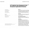 UI toolkit for non-designers in the enterprise applications industry
