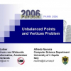 Unbalanced Points and Vertices Problem
