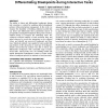 Understanding and developing models for detecting and differentiating breakpoints during interactive tasks