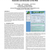 Unexpected results in automatic list extraction on the web
