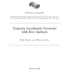 Uniquely Localizable Networks with Few Anchors