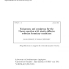 Uniqueness and semigroup for the Vlasov equation with elastic-diffusive reflexion boundary conditions