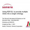 Using RDF(S) to provide multiple views into a single ontology