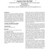 Using Social Metadata in Email Triage: Lessons from the Field