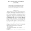 Weak Factorizations, Fractions and Homotopies