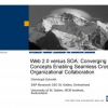 Web 2.0 versus SOA: Converging Concepts Enabling Seamless Cross-Organizational Collaboration