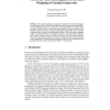 Web Person Name Disambiguation by Relevance Weighting of Extended Feature Sets